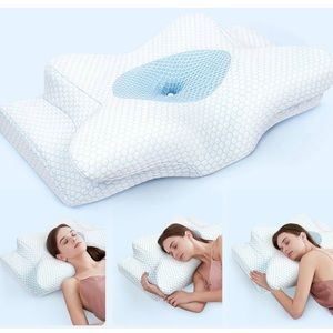 NWT. Emircey Adjustable Neck Pillow for Pain Relief Sleeping
